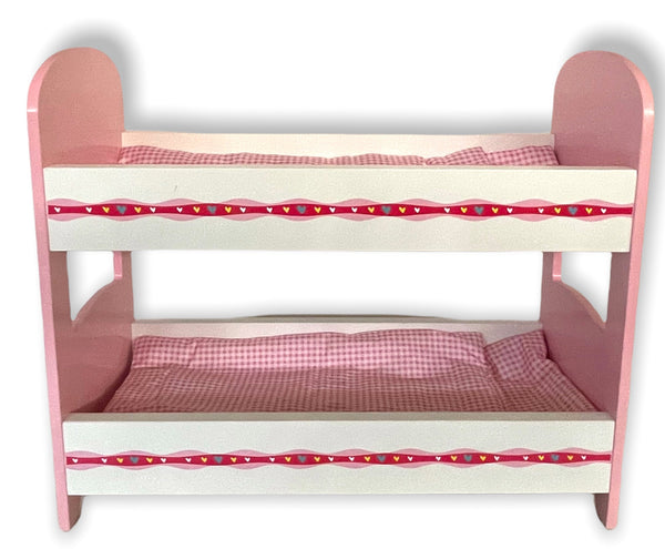 Letto a Castello per Bambole 43x20x36,5 cm in Legno sconto