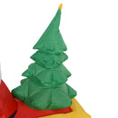 Babbo Natale Gonfiabile 210 cm con Slitta e LED 