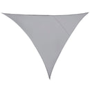 Tenda a Vela Ombreggiante Triangolare 4x4x4m in Poliestere Grigio