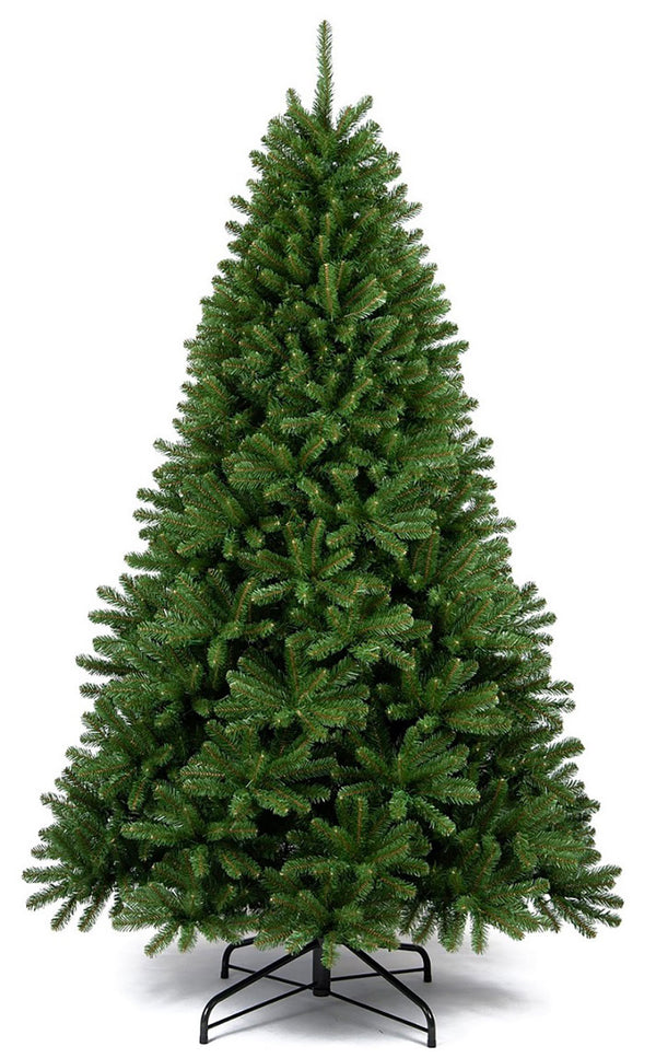 Albero di Natale Artificiale Realistico Folto 240 cm 2434 Rami Apertura a Ombrello Verde acquista