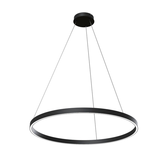 prezzo Lampada pendente Modern in Alluminio Rim Nero