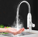 Rubinetto Elettrico 6x19x40 cm Riscaldamento Istantaneo con Display Temperatura