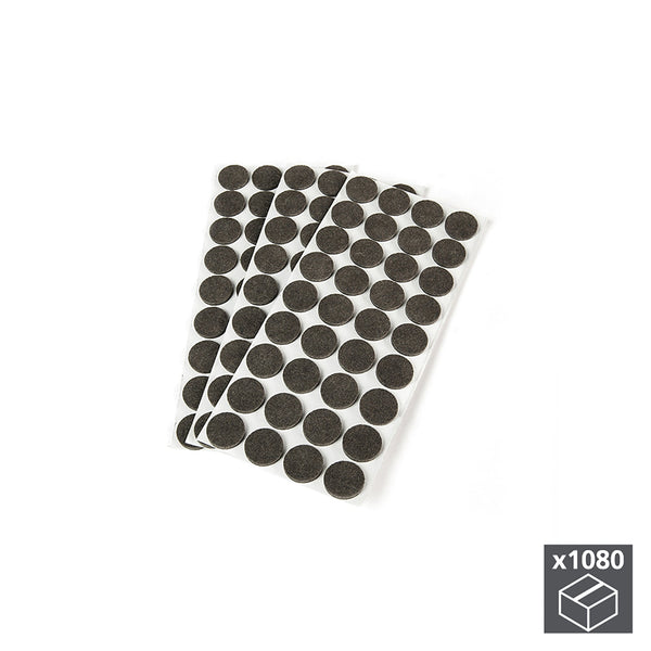 prezzo Feltrini Adesivi per Mobile Tondi 24 mm 1.080 Pezzi Emuca