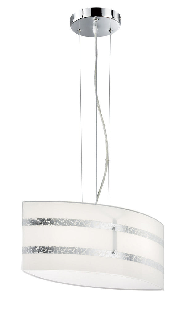 Lampada a Sospensione da Interno Attacco E27 in Metallo Cromo online