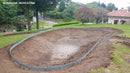 Telo in PVC Rinforzato Effetto Ghiaino 3x4m per Laghetti Naturale