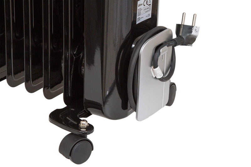 Stufa Termosifone ad Olio 1500W Qlima EOR1515 LCD Nero