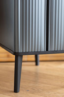 Pattumiera Alta 54L Keter Verto High 43,5x26,5x68,7 cm in Plastica Blu Perla      