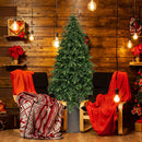 Albero di Natale Macao 210 cm Folto Base Effetto Legno Tronco 2037 Rami Foltissimo