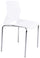 Sedia in Polipropilene e Chromo Vandi Bianco