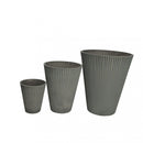 Vaso Grande Iris Ø39x46 cm in Fibra sintetica Antracite