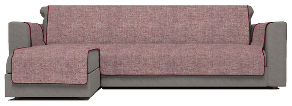 prezzo Copridivano in Poliestere con Penisola Sinistra Bordeaux Varie Misure