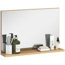 Specchio Bagno da Parete 60x12x40 cm con Mensola in Truciolato Legno   