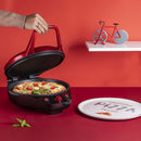 Piano Cottura Multifunzione Duadine 3 in 1 Antiaderente 1200W Kooper Italì Pizza Maker