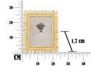 Cornice Glam Petalo 23x1,7x28 cm in Resina Oro