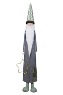 Statuina Babbo Natale 150 cm in Metallo