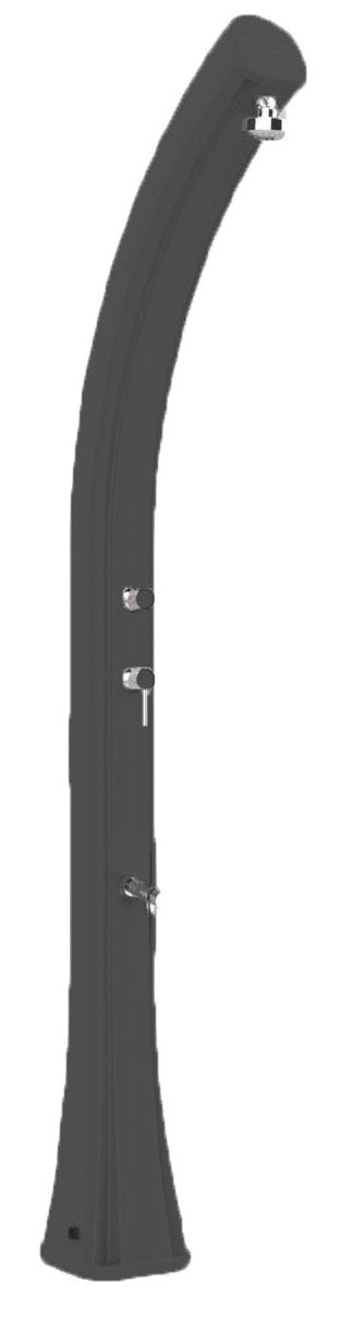 Doccia Solare da Giardino 35L Miscelatore e Lavapiedi e Temporizzatore Arkema Happy XL Antracite acquista