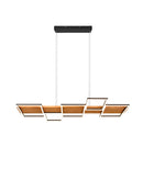 Lampada a Sospensione da Interno a LED in Metallo Nero Opaco