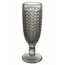 Set 6 Bicchieri da Champagne Geometrie in Vetro VdE Tivoli 1996 6 Colori Differenti