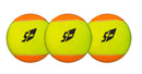 Set 3 Palline per  Beach Tennis Bicolore Giallo/Arancio