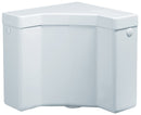 Cassetta WC Angolare a Zaino 1 Pulsante 31x22x31 cm Forlani Angolo Bianca