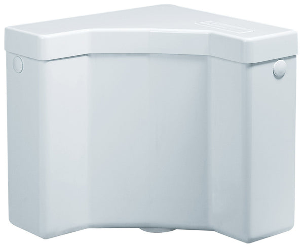 prezzo Cassetta WC Angolare a Zaino 1 Pulsante 31x22x31 cm Forlani Angolo Bianca