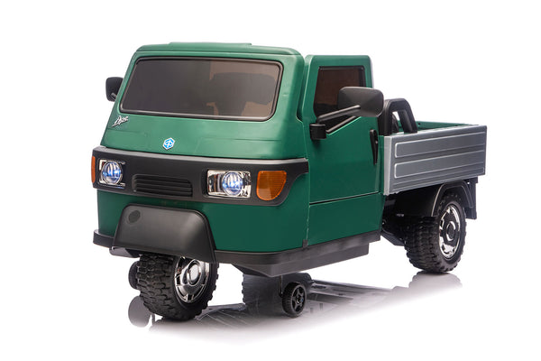 Macchina Elettrica per Bambini Licenza Piaggio Apecar 12V Verde sconto