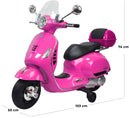 Piaggio Vespa GTS Elettrica 12V con Bauletto per Bambini Rosa