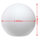 Lampada Sfera da Giardino 50cm Luce Illuminazione Esterno Attacco E27 Bianco