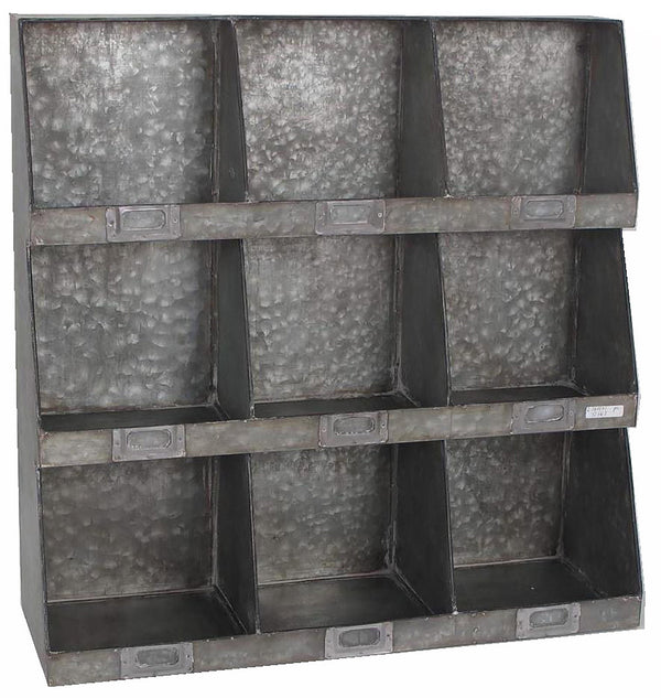 Scaffale a Muro Portatutto in Metallo 9 Posti acquista