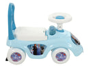 Macchina Cavalcabile per Bambini Volante Direzionabile Vano Contenitore e Telefono Disney Frozen Azzurro