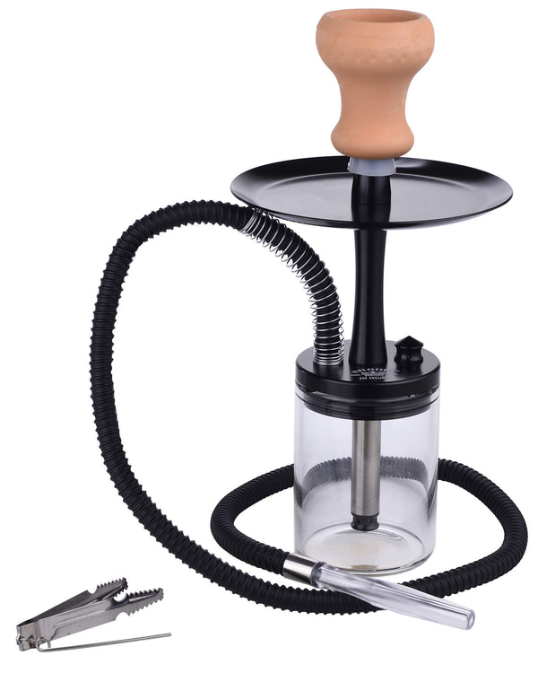 online Narghilè 1 Tubo H34 cm con Pinza Carbone