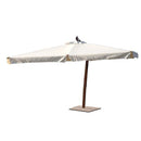 Ombrellone Decentrato da Giardino in Legno 3x4m Bauer Aster Ecrù