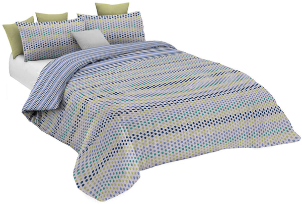 Copripiumino con Federe Stampato Athena Malindi Blu Varie Misure acquista