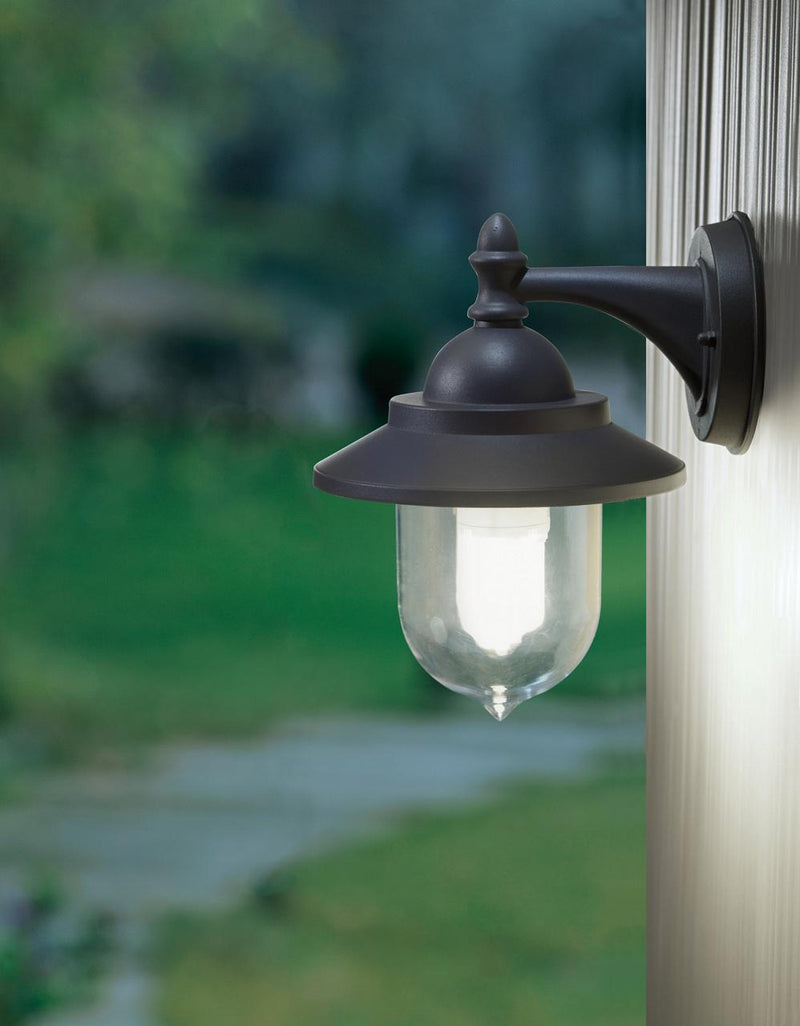 Applique Piccola in Basso da Esterno  in Alluminio Sovil Bianco