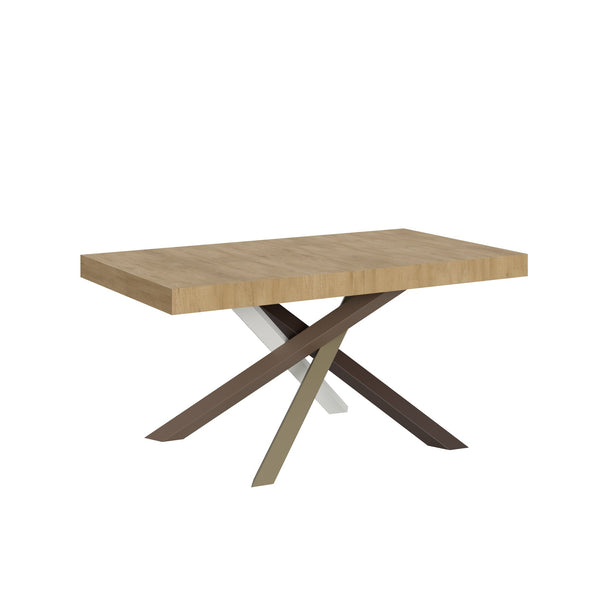 acquista Tavolo Allungabile 160-420x90x77 cm Volantis Quercia Naturale