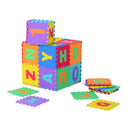 Tappeto Puzzle da Gioco Set 26 Pezzi 31x31 cm colorato 