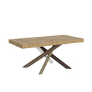 Tavolo Allungabile 200-460x90x77 cm Volantis Quercia Natura Telaio 4C 