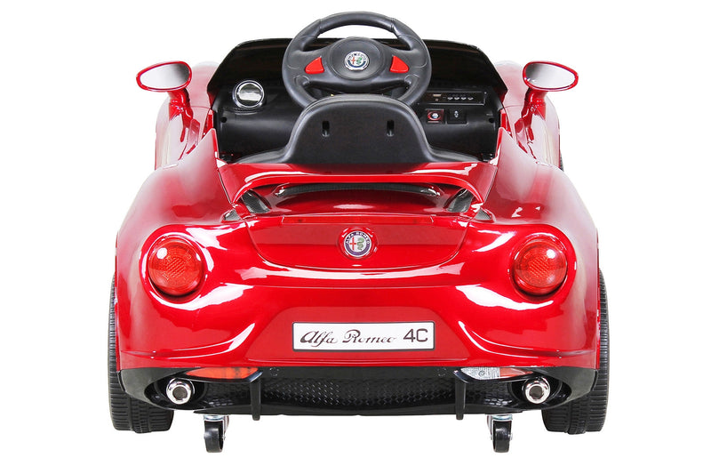 Macchina Elettrica per Bambini 12V con Licenza Alfa Romeo 4C Rossa