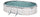 Piscina Ovale Fuori Terra 610x375xh120 cm in Acciaio e PVC Gre Finlandia