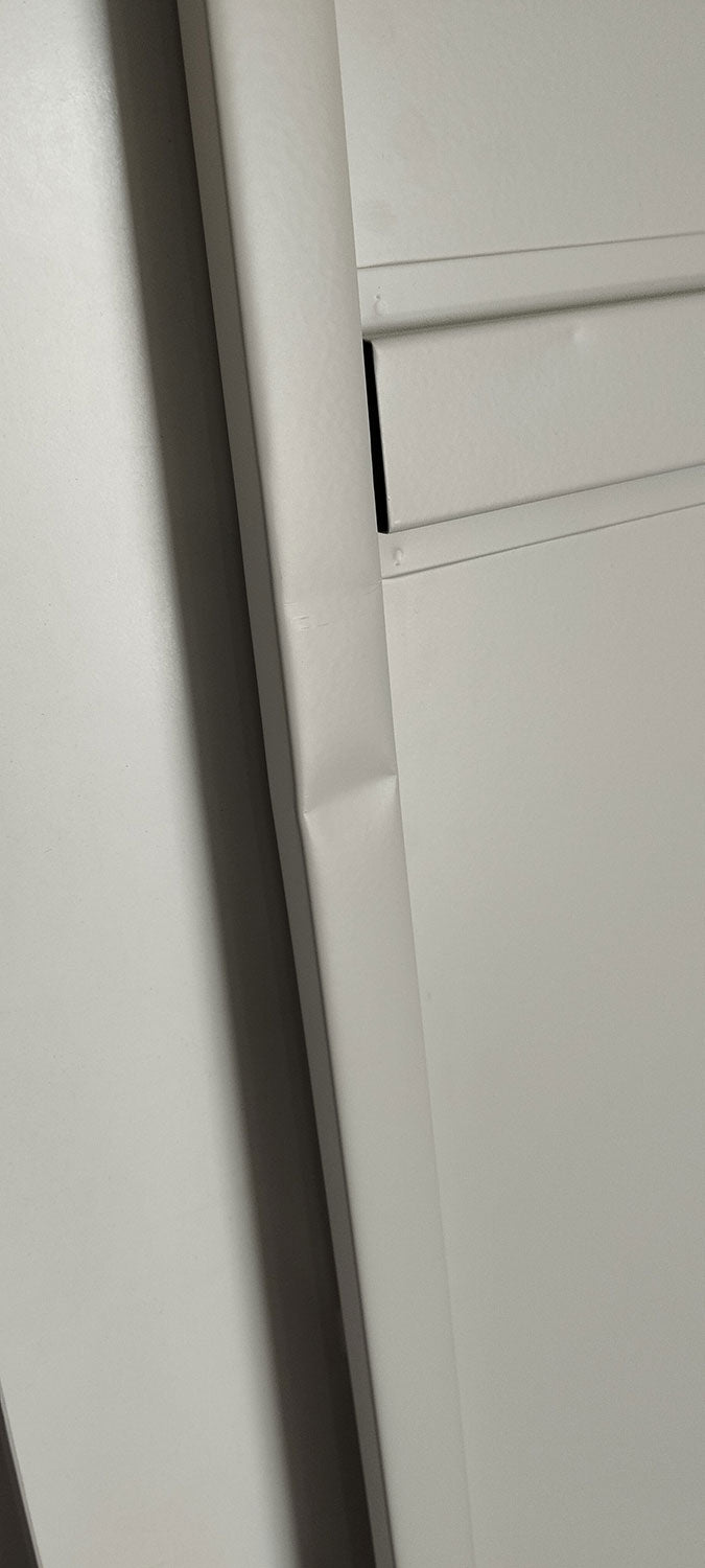 Armadio Spogliatoio Sporco Pulito in Metallo 1 Posto Tetto Piano Fadi Seconda Scelta