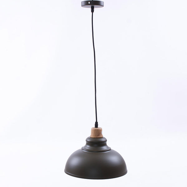 sconto Lampadario a Sospensione Ø30 a Una Luce Verde Militare