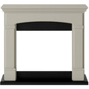 Camino Elettrico da Pavimento 107,2x95,2x24,5 cm Effetto Fiamma 1500W Sined Siena Beige