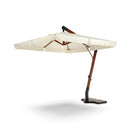 Ombrellone da Giardino Decentrato Quadrato 3x3m con Apertura e Chiusura a Manovella a Sbalzo Taddei Antares