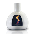 Camino a Bioetanolo da Parete in Ceramica 50x60 cm Ferazzoli Peer Bianco