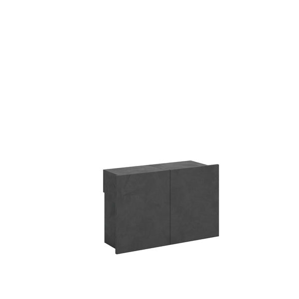 acquista Panca Allungabile Inferiore 72-300x26x45 cm Evolve Antracite Spatolato