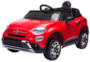 Macchina Elettrica per Bambini 12V con Licenza Fiat 500X Anniversary Rossa