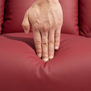 Poltrona Relax Reclinabile Alzapersone Elettrica con Telecomando Rosso   