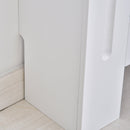 Copritermosifone in Legno MDF Bianco 152x19x81 cm 