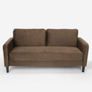 Divano 3 Posti 175x75x86 cm in Tessuto Marrone