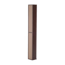 Libreria Mobiletto Colonna da Parete con Mensole in Legno Marrone 21x20x175 cm 